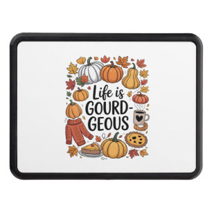 Life is Gourd-geous Fall Trailer Hitch Cover
