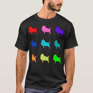 Life is great my pom makes it better pattern  T-Shirt