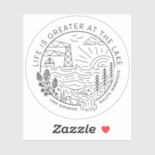 Life is Greater at the Lake – Black