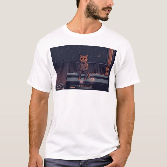 Life Is Hard Mode – Save Point T-Shirt (Front)