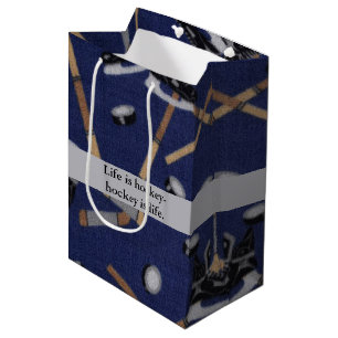 Life is Hockey Medium Gift Bag