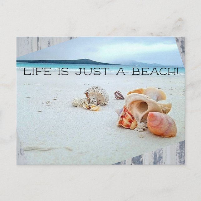 Life is just a Beach Postcard (Front)