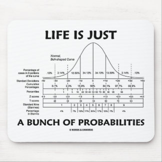 Life Is Just A Bunch Of Probabilities (Stats Fun) Mouse Pad