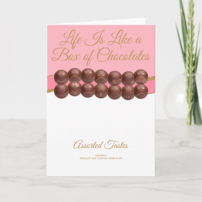 Life Is Like a Box of Chocolates Card (Front)
