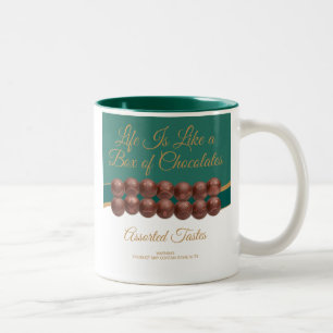 Life Is Like a Box of Chocolates Two-Tone Coffee Mug
