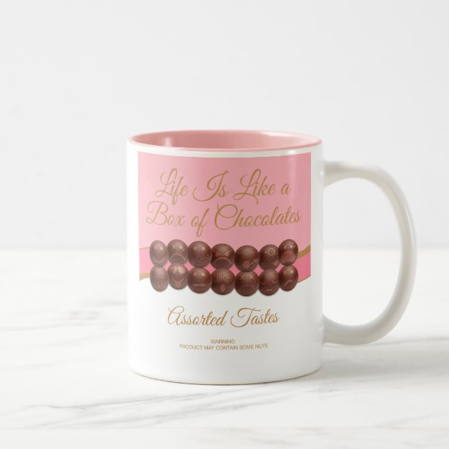 Life Is Like a Box of Chocolates Two-Tone Coffee Mug (Right)
