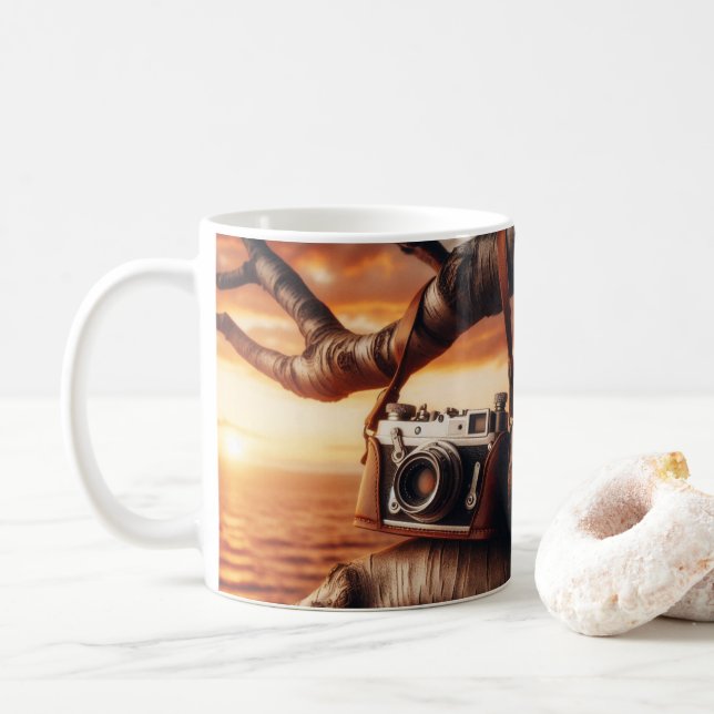 Life is like a Camera  Coffee Mug (With Donut)