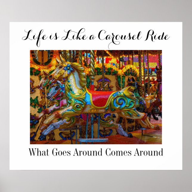 "Life is Like a Carousel" - SRF Poster (Front)