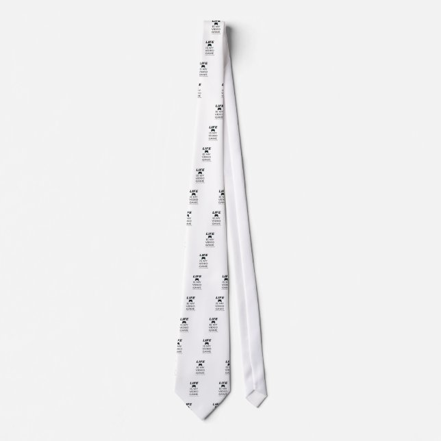 Life Is My Video Game (Halo) Tie (Front)