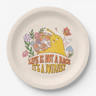Life Is Not A Race, It's A Journey Paper Plate