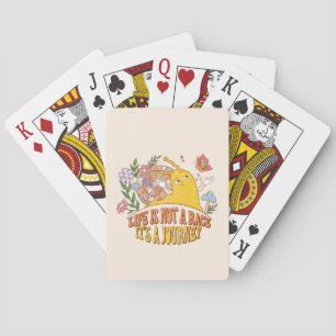 Life Is Not A Race Playing Cards