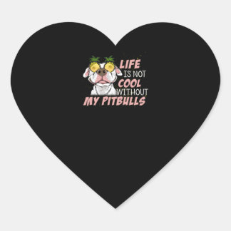 Life is not cool without my BITBULLS Heart Sticker