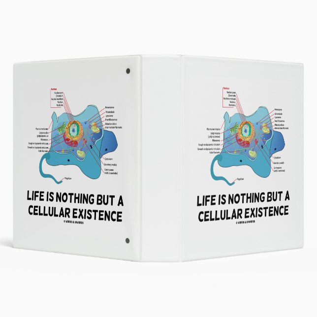 Life Is Nothing But A Cellular Existence Eukaryote Binder (Background)