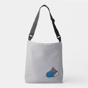 Life is Purrfect - Sleeping Cat Crossbody Bag