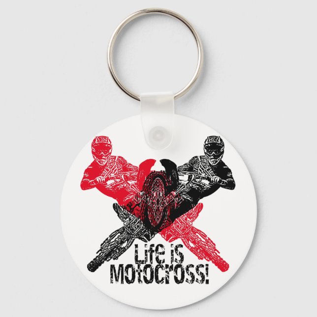 Life is race keychain (Front)