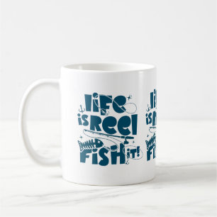 life is reel coffee mug