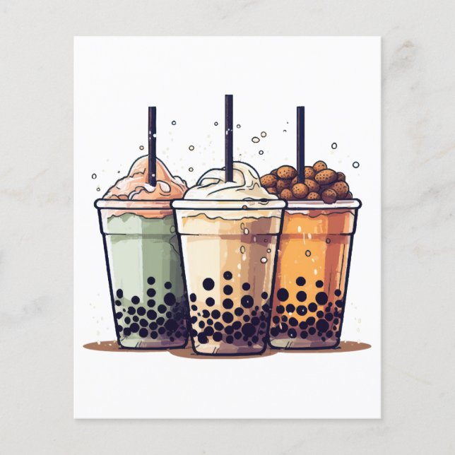 Life is short, drink the boba (Front)