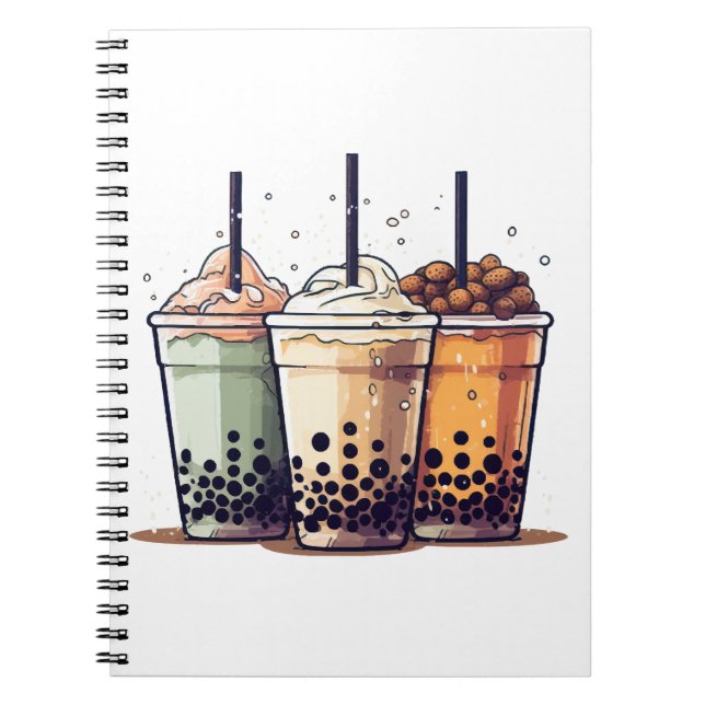 Life is short, drink the boba notebook (Front)