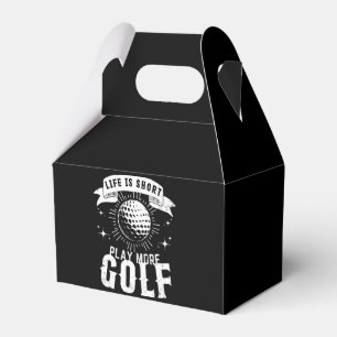 Life is Short. Play More Golf Favor Box