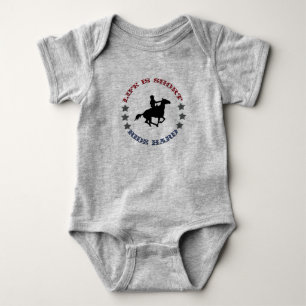 Life is Short - Ride Hard Horse And Rider Baby Bodysuit