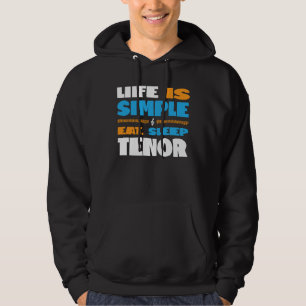 Life is Simple Eat Sleep Sing Barbershop Quartet S Hoodie