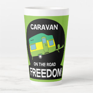 Life Is Sweet AT The Caravan Funny Gifts Travel Mu Latte Mug