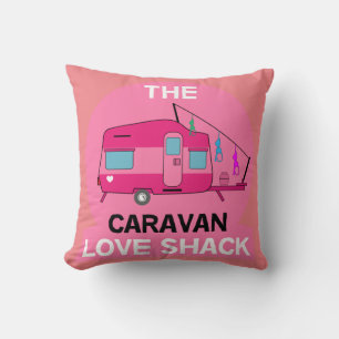 Life Is Sweet AT The Caravan Funny Gifts Travel Mu Throw Pillow