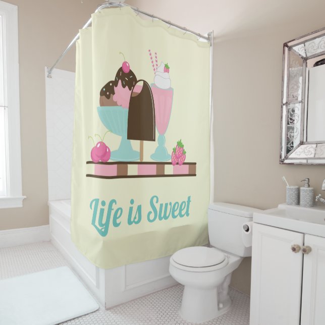 Life is Sweet Delicious Ice Cream Image (In Situ)