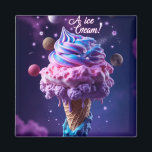 Life Is Sweet – National Ice Cream Day 2025 Magnet<br><div class="desc">Life Is Sweet – National Ice Cream Day 2025 Cone Design Gift Celebrate National Ice Cream Day 2025 with this pastel-perfect design featuring a triple scoop cone overflowing with colour and sweetness! Ideal for mugs, magnets, or T-shirts, this charming artwork reminds everyone that “Life Is Sweet!” Add it to your...</div>