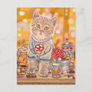 "Life Is Sweet" postacrd Holiday Postcard