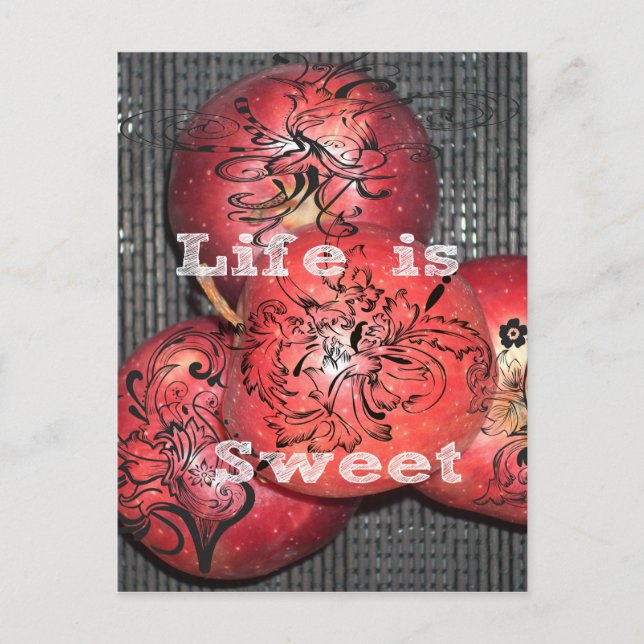 Life is Sweet Postcard (Front)
