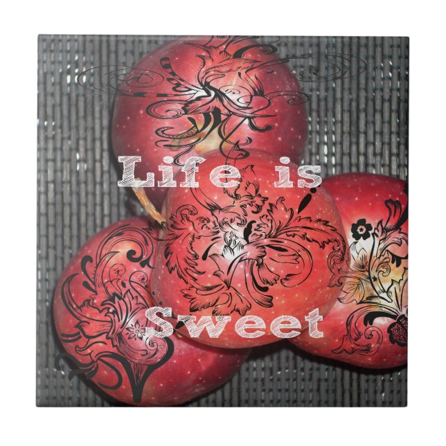 Life is Sweet Tile (Front)