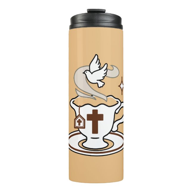 Life Is Sweet with Jesus – Christian Faith Tea Cup (Front)