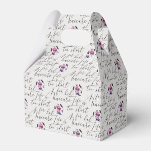 Life Is Too Short For A Bad Manicure Pattern Favor Box