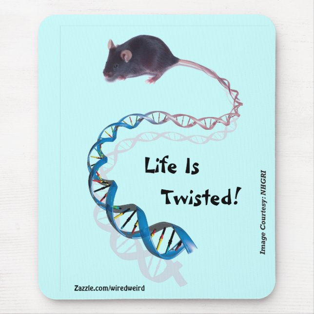 Life Is Twisted! Mouse Pad (Front)
