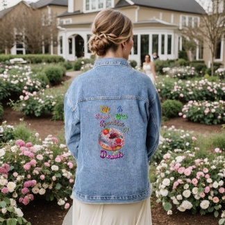 Life Jeans Is Sweet With Sparkles Of Doughnuts Denim Jacket