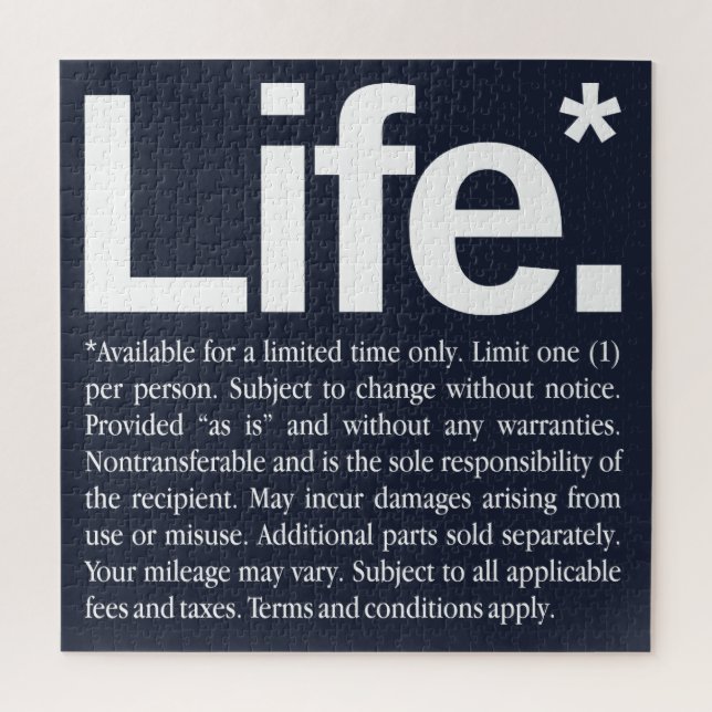 Life* Jigsaw Puzzle (Vertical)
