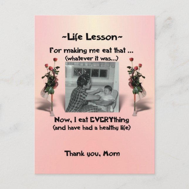 Life Lessons #3 Postcard (Front)