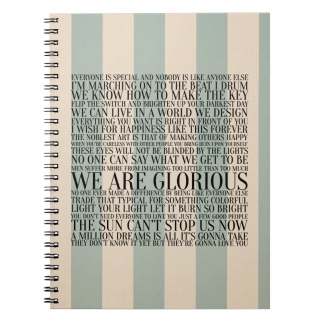 Life Lessons from a Showman Notebook (Front)