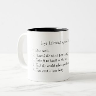 Life Lessons From Chickens - Mug