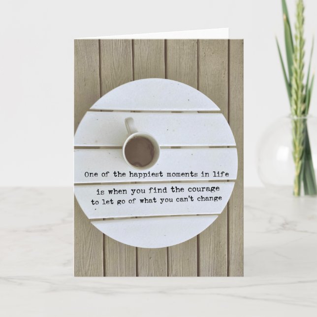 LIFE LESSONS Greeting Card (Front)