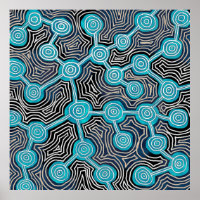 Life Lines Aboriginal style abstract pattern