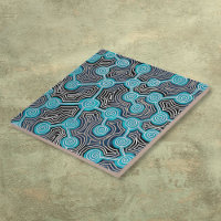 Life Lines Aboriginal Style Abstract Pattern