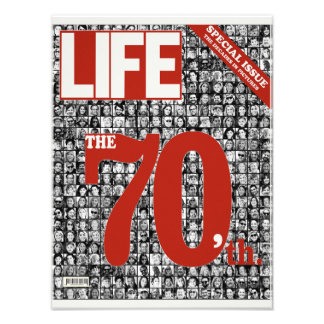 Life Magazine Custom Photo Collage Print