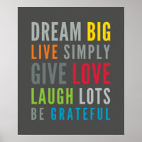 LIFE MANTRA positive cool typography bright