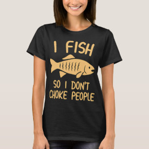 Life Meant to Fished Introvert Sayings Antisocial T-Shirt