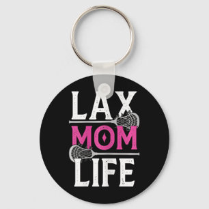 Life Mom Lacrosse Lax Player Daughter Son Stick Ba Keychain