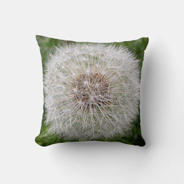Life of a Dandelion Throw Pillow (Front)
