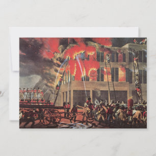 Life of a Fireman, Vintage Business Firemen Fire