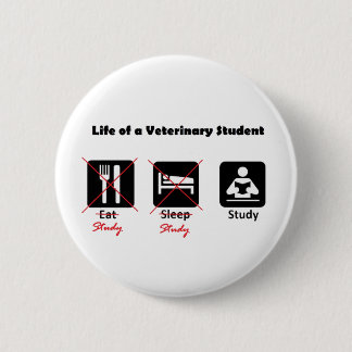 Life of a Vet Student Button